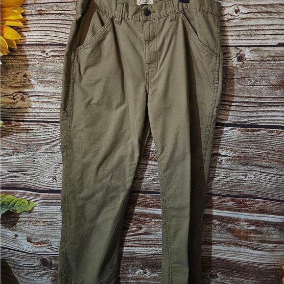Blue Mountain carpenter pants men's 38X30" lt brown Pre-owned - Picture 1 of 8